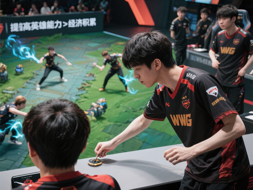 WBG大乱斗联盟Vlog揭秘:只补英雄不补刀诀窍 例如某场对战中,WBG队员的中单主动放弃
